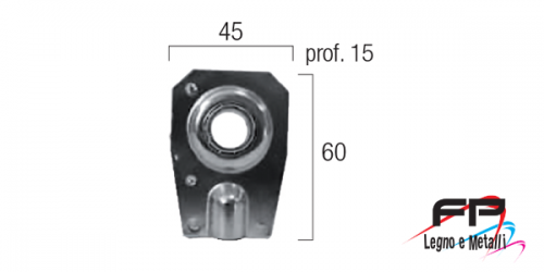 Cuscinetto estraibile per supp a murare